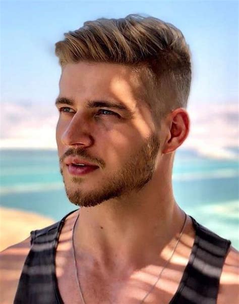 modern short haircuts mens|long short hair guys.